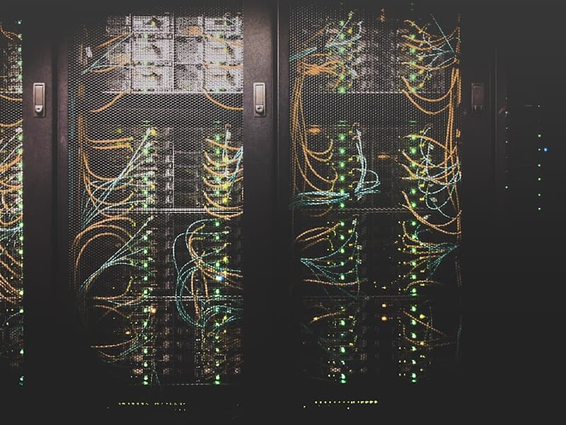 Server rack infrastructure supporting manufacturing operations